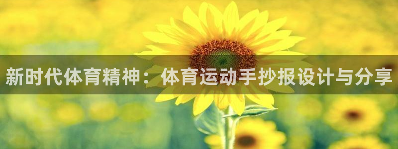 一竞技官方正版app娱乐网站：新时代体育精神：体育运动手抄报
